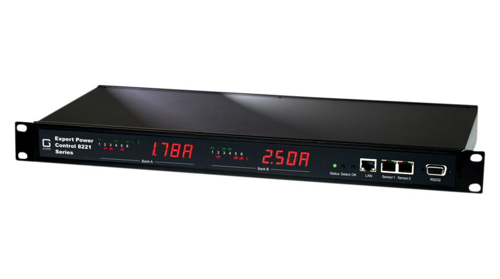 Switched Rack PDU, Metered, 1U 12x IEC 60320 C13 Socket - IEC 60320 C20 Plug