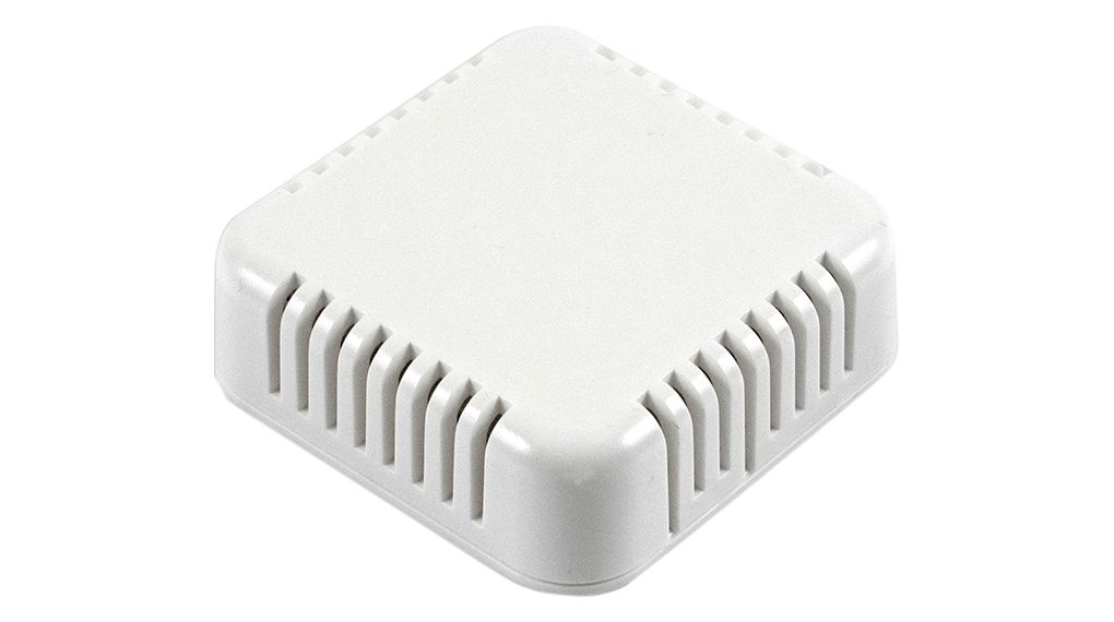 Boîtier plastique, miniature, encliquetable 1551 60x60x20.3mm Blanc ABS IP30