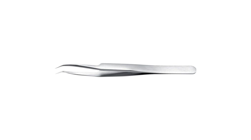 Tweezers High Precision Stainless Steel Extra Fine / Superior Finish / Bent / Curved 115mm