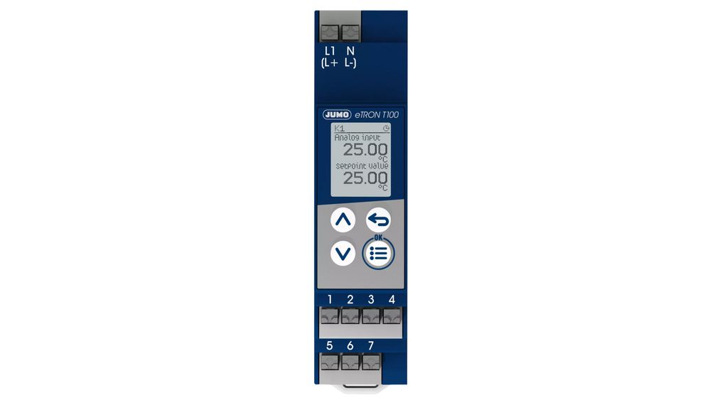 Elektronischer Thermostat, Thermoelement, 230 VAC, 1 Wechsler, 10A, 250V