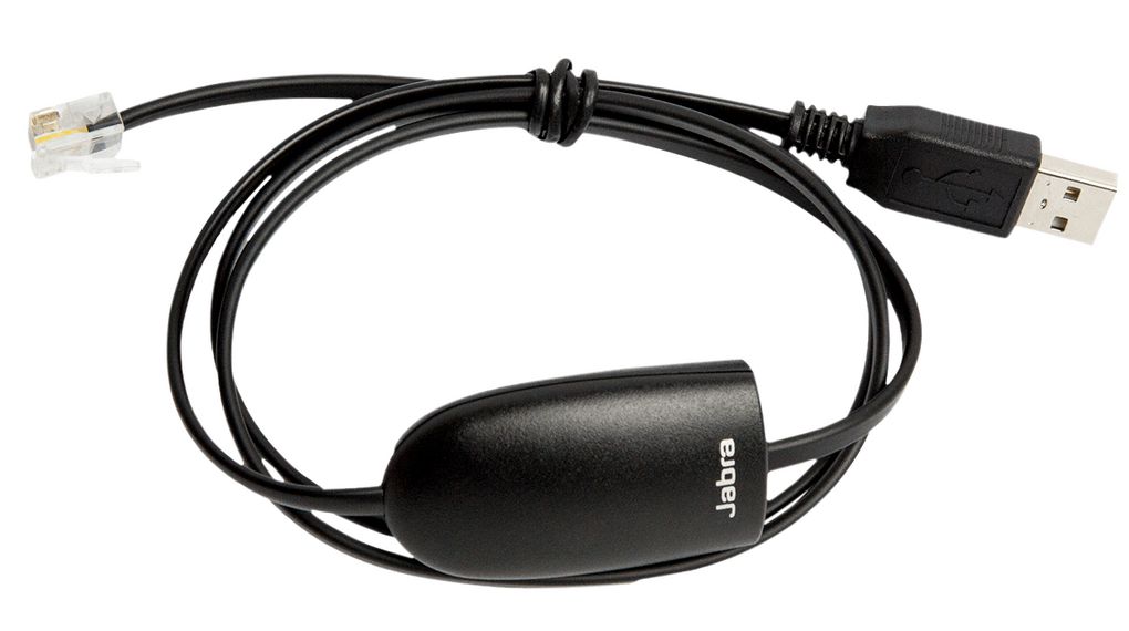 Kabel adaptéru vhodný pro sluchátka řady Pro 900, Zástrčka USB A - , Černá
