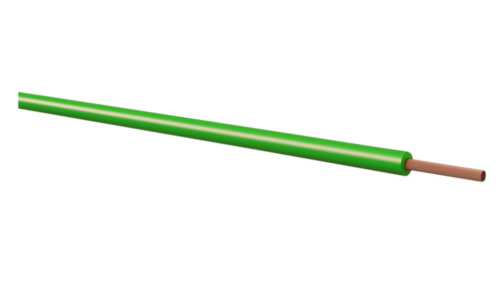 Stranded Wire PVC 0.14mm² Bare Copper Green LiFY 100m