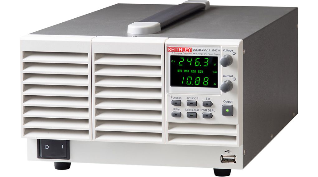 Bench Top Power Supply Programmable 250V 13.5A 1.08kW USB / Ethernet / Analogue DE/FR Type F/E (CEE 7/7) Plug