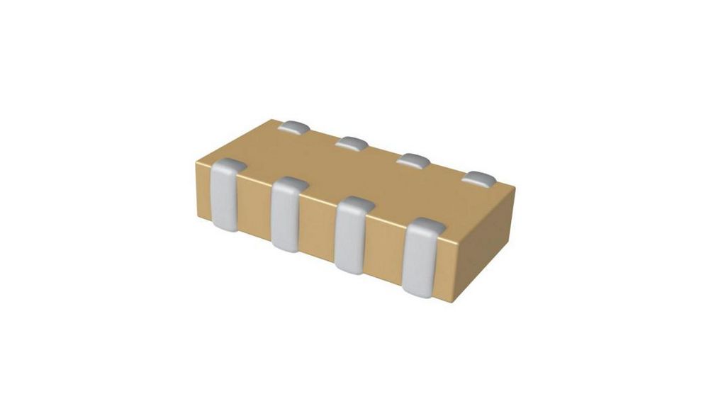 4 Ceramic Capacitor Array, 2.2nF, 200V, 10%
