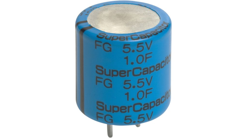 Superkondensator, 0.1F, 5.5V