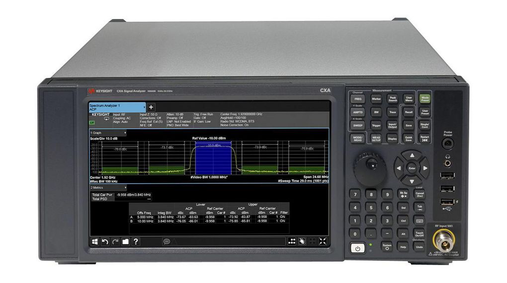 Signal Analyser CXA X Touchscreen LAN / USB / VGA / GPIB 10kOhm 3GHz -76.5dBm