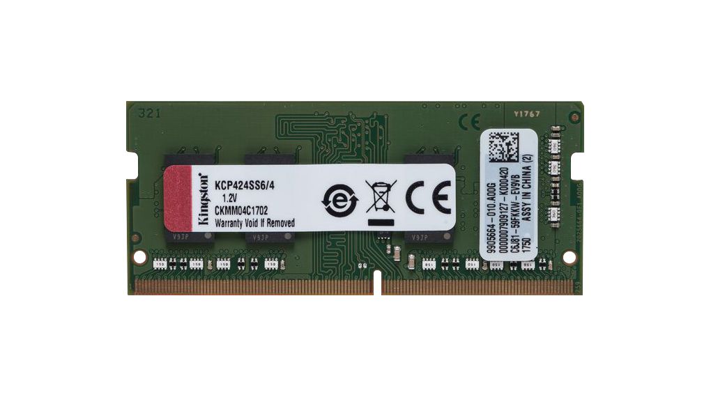 Systeem-specifiek RAM-geheugen DDR4 1x 4GB SODIMM 2400MHz