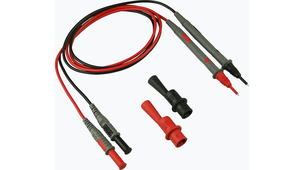 Sada kabelů pro testovací pero Černá / Červená