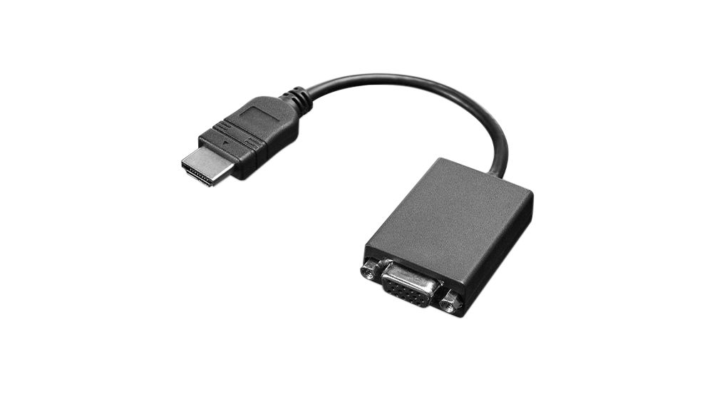 Videosovitin, HDMI-liitin - VGA-naarasliitin, 1920 x 1080, Musta