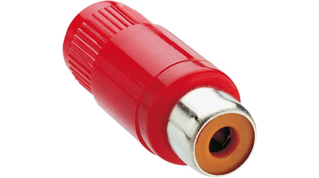 RCA Connector 5 mm, Socket, Straight