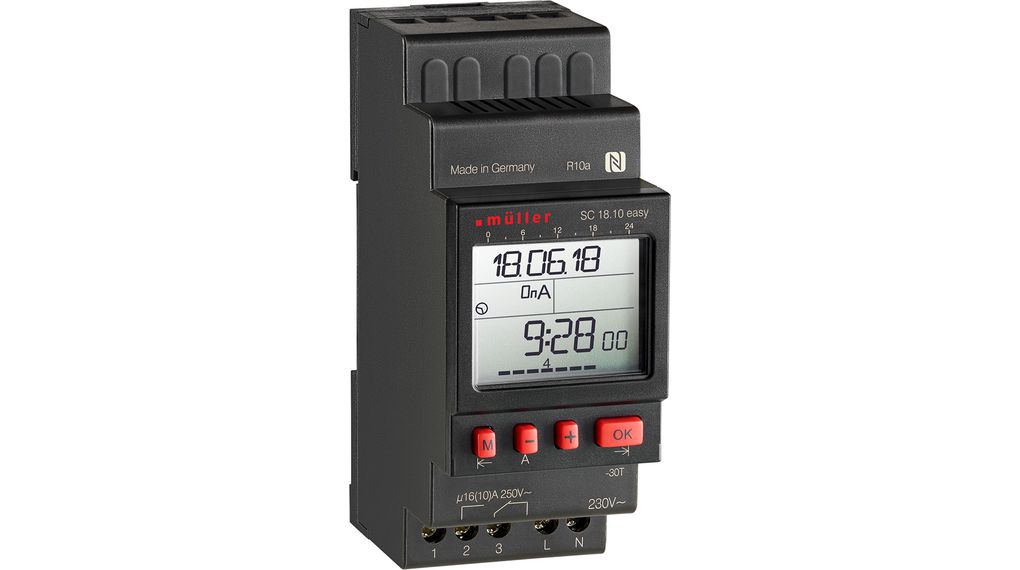 Digital Time Switch 1CO IP20 16 A