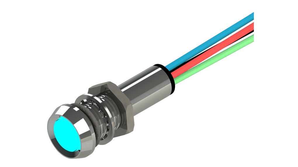 LED Indicator RGB 8.1mm 48VDC