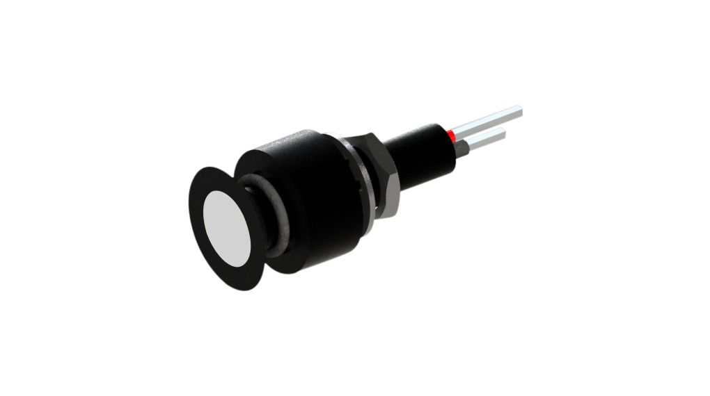 LED-indikator Hvid 6.1mm 28VDC 15mA