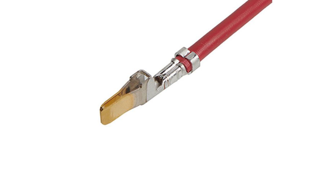 Färdigterminerad ledning, Mini-Fit Sr. Hane - Frilagda ändar, 300mm, 8AWG