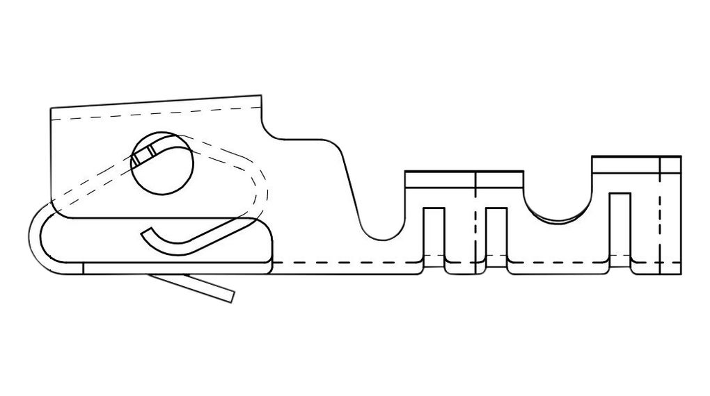 Cosse à sertir, Femelle, Etain, 30 ... 22AWG, Lot de 100 pièces