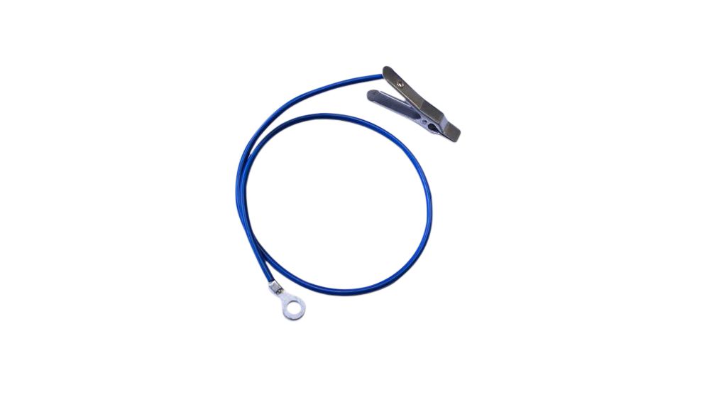 Earth Cable, Test Clip / Ring Terminal, 460mm