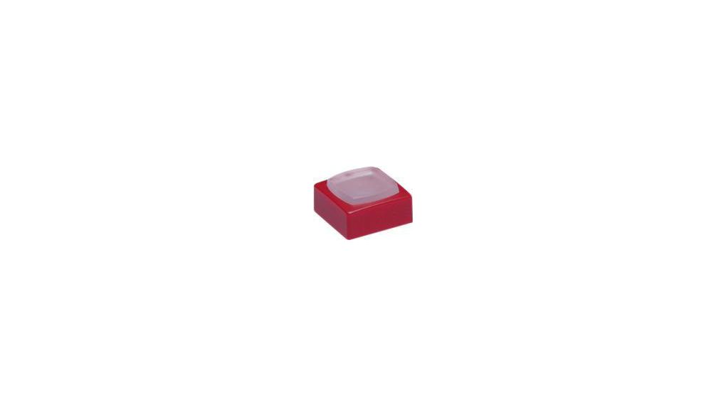 Knop met frame Vierkant Helder/rood Polycarbonaat Aanraakschakelaars van de NKK JB-serie