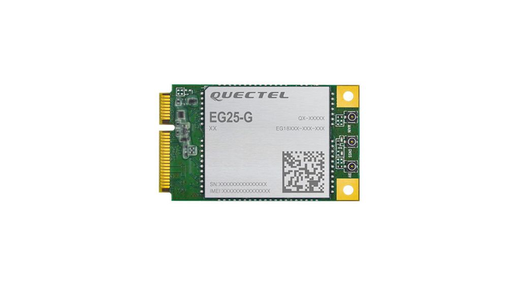 Quectel EG25-G Mini PCIe LTE Module with Antennas
