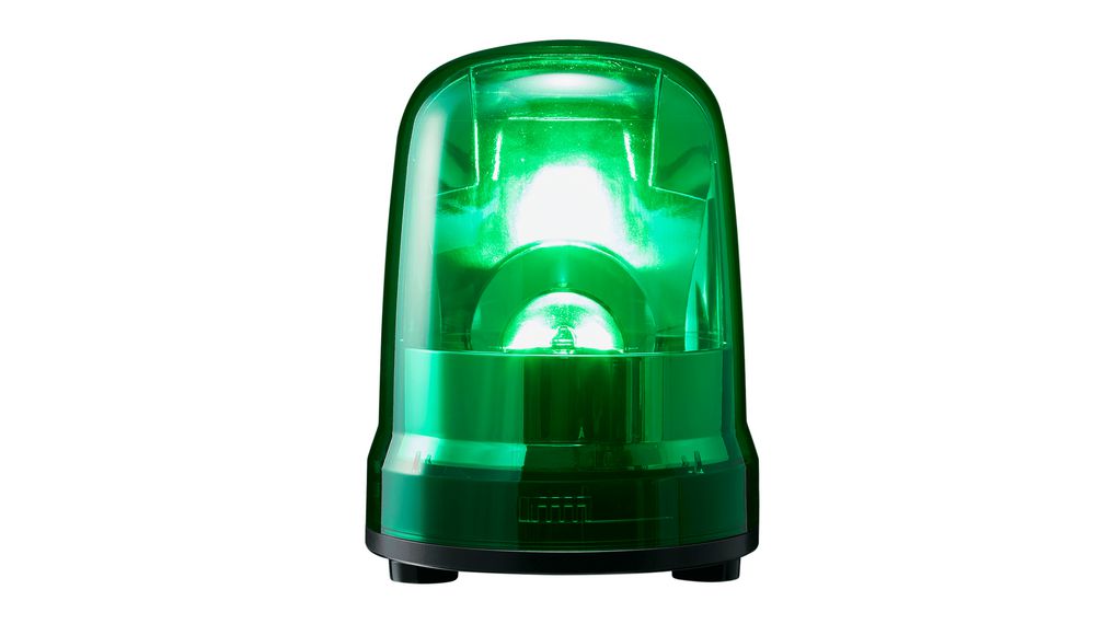 SKP-M2J-G | Patlite Signal Beacon AC 240V 70mA 150mm Green IP23 Cable ...