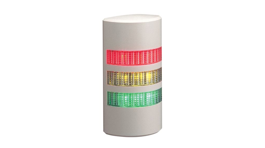 Signaaltoren Rood / Oranje / Groen 79mA 24V WEP Oppervlaktemontage IP65 Kabeldraad