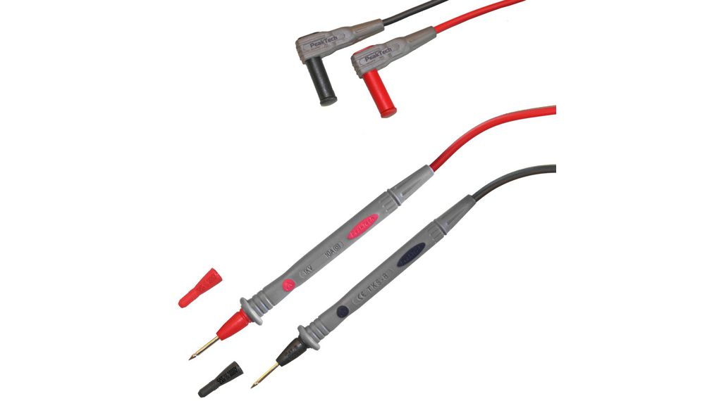 Test Lead Set with Sleeves, Probe Tip, 2 mm