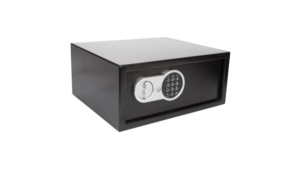 Elektronischer Safe, 370x432x195mm, schwarz