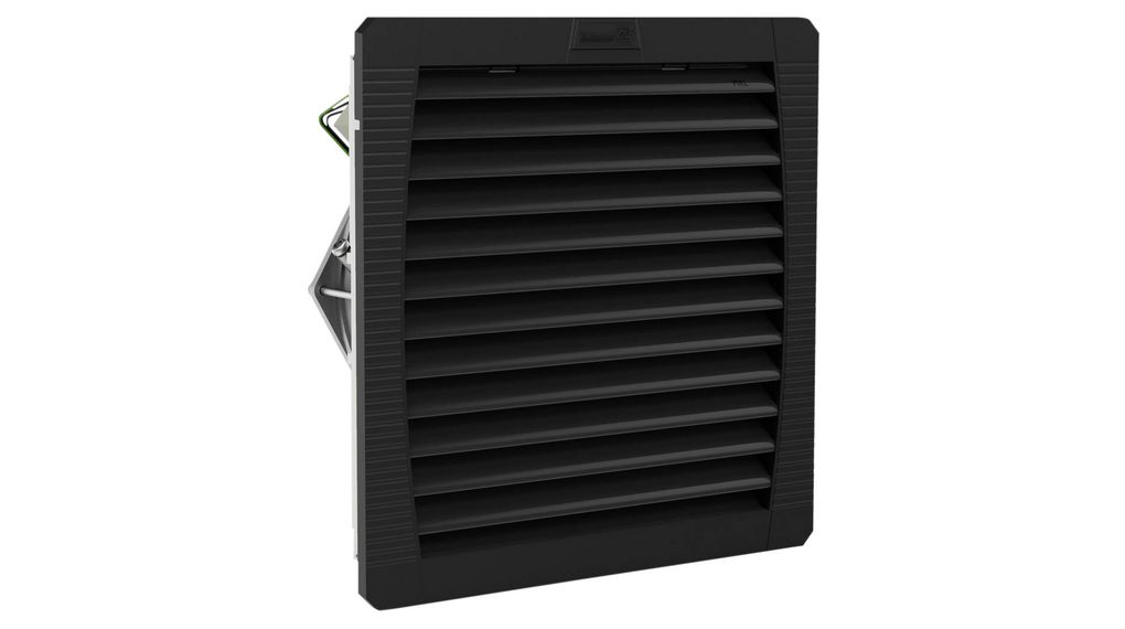Filtrační ventilátor, černý, 201m³/h, 24V