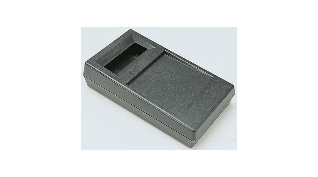 OKW HM Series Black ABS Handheld Enclosure, Integral Battery Compartment, Display Window, 180 x 100 x 44mm