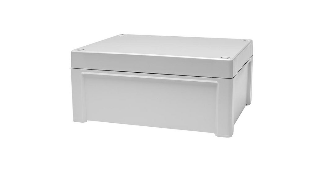 Grey Polycarbonate General Purpose Enclosure, IP65, Grey Lid, 240 x 191 x 107mm