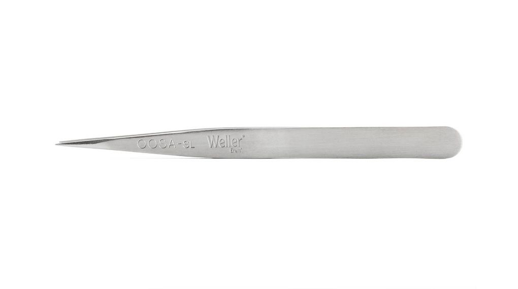Weller Erem 120 mm, Stainless Steel, Pointed, Tweezers 120mm