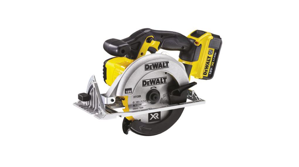 DeWALT 165mm Cordless Hand-Held Circular Saw, 18V, Type G - British 3-Pin