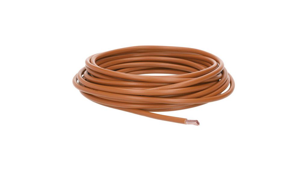 Lapp ÖLFLEX® Series Brown 6 mm² Hook Up Wire, 100m, PVC Insulation, 4520034