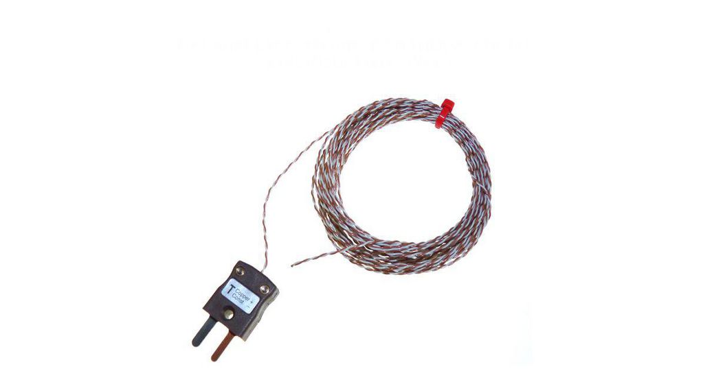 Thermocouple à sonde ouverte avec mini-connecteur 260°C Type T Acier inoxydable