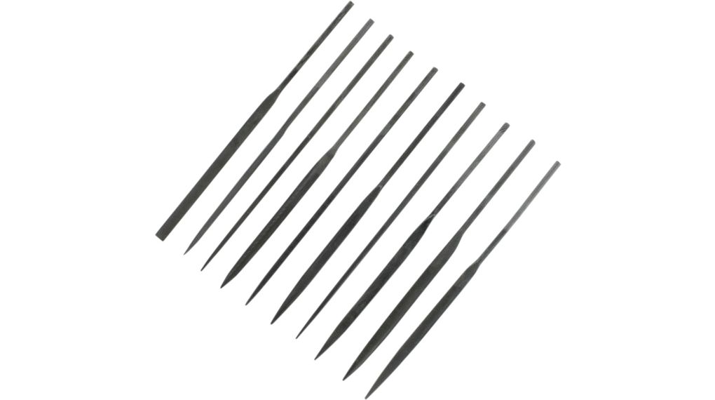 Medium Cut Needle File Set, Medium, 235mm, 10pcs
