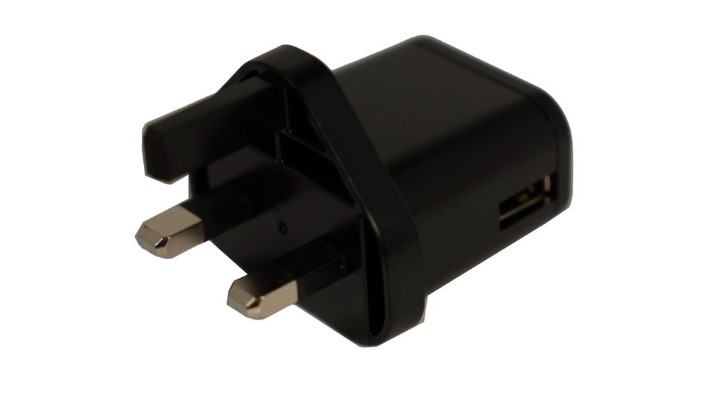 Power Supply 264V 300mA 5W UK Type G (BS1363) Plug USB A Socket
