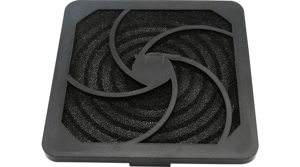 Kit de filtre pour ventilateur 7.2mm Mousse PU 123.7 x 123.7mm