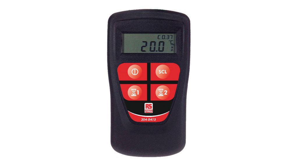 Legionella Thermometer with Timer, K / T, 1 Inputs, 1372°C
