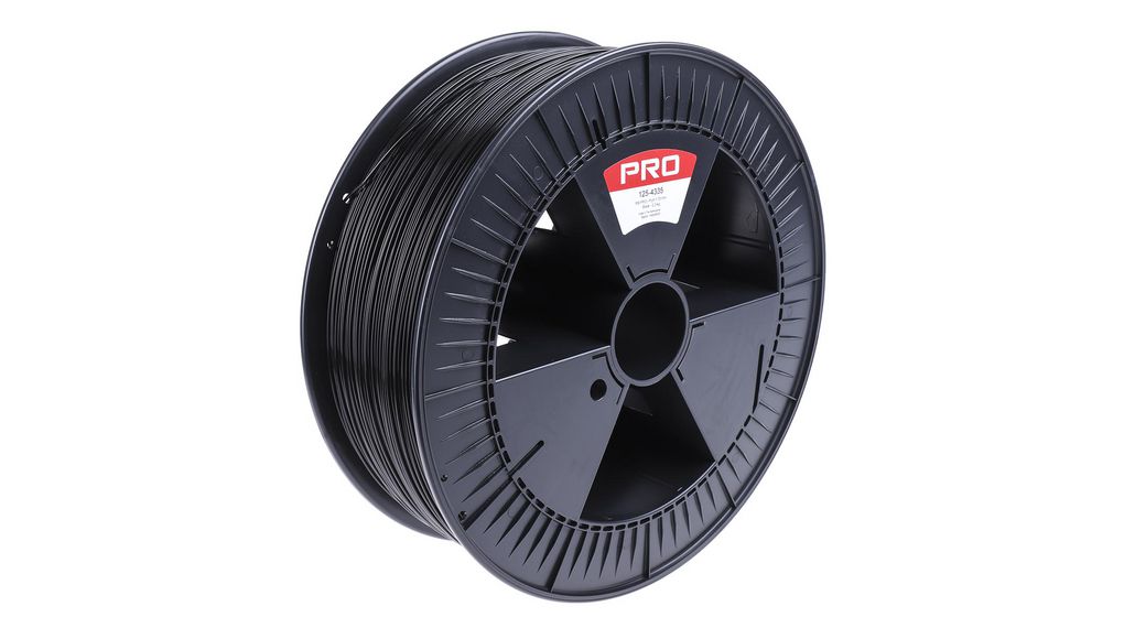 Filament für 3D-Drucker, PLA, 1.75mm, Schwarz, 2.3kg