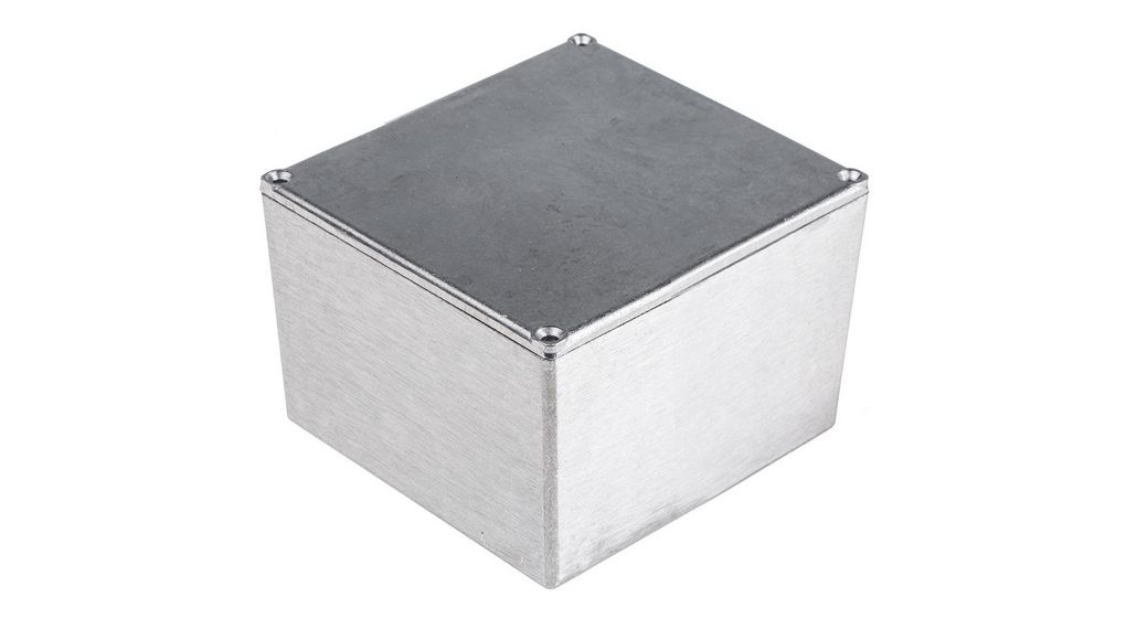 Schaltschrank 121x121x96mm Aluminium, Druckguss Metallic IP54