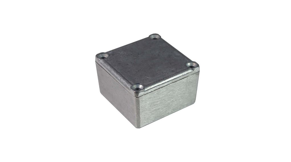 Wall Box 51x51x32mm Die-Cast Aluminium Metallic IP54