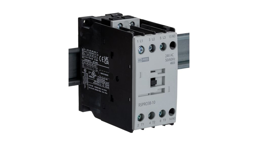 2508823 | RS PRO Contactor 1NO 24V 38A 18.5kW | Distrelec Netherlands