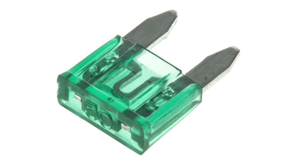 Blade Fuse 30A 32V Green Pack of 10 pieces