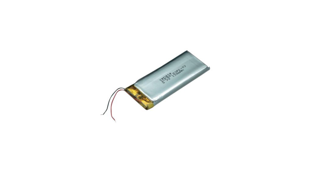 Nabíjecí bateriový modul ICP, Li-Po, 3.7V, 135mAh, Drátový vodič