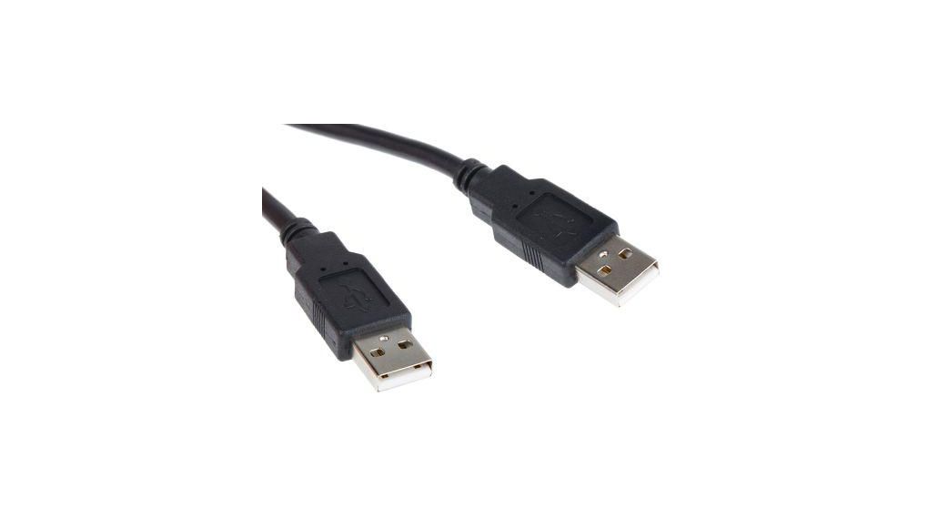 Roline USB 2.0 Cable, Male USB A to Male USB A Cable, 1.8m