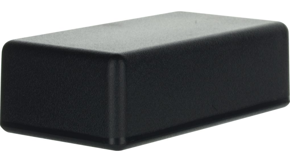 Enclosure with Rounded Corners SMART 38x71.5x23mm Black ABS