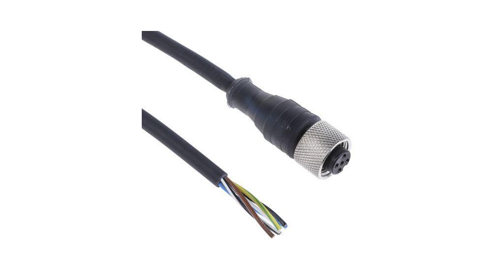 Telemecanique Sensors Straight Female 5 way M12 to Unterminated Sensor Actuator Cable, 5m