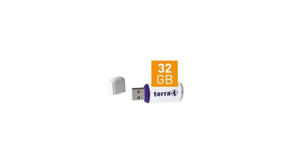 USB-stick, USThree, 32GB, USB 3.0, Wit