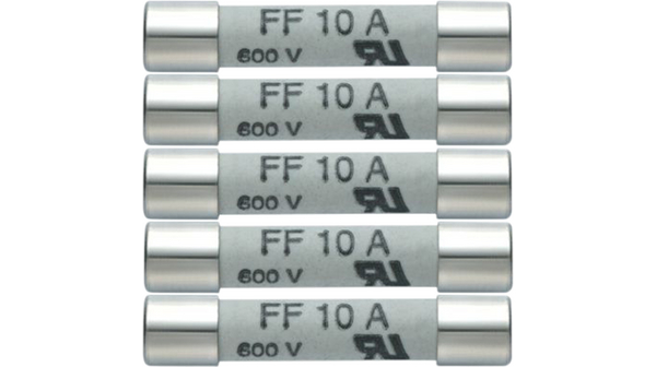 Fuse 10A 600V FF Pack of 5 pieces