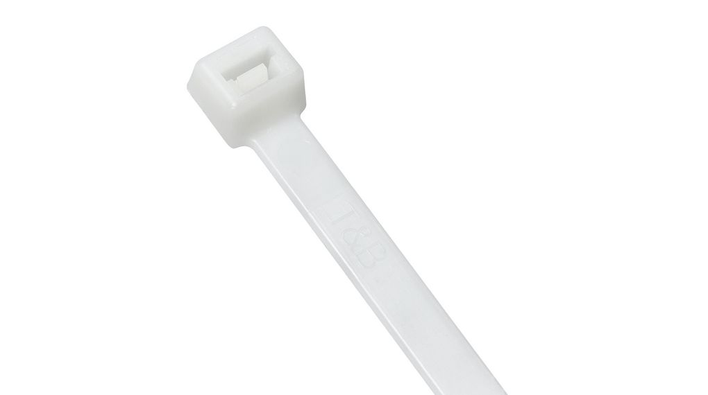 Cable Tie 220 x 7.6mm, Polyamide, 550N, Natural, Pack of 100 pieces
