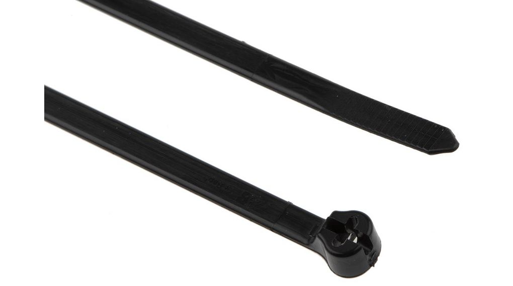 Kabelbinders 361 x 4.83mm, Polyamide 6.6, 222.4N, Zwart, 500 ST